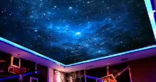 Натяжной потолок звездное небо Кстово, цена от 5176 руб.