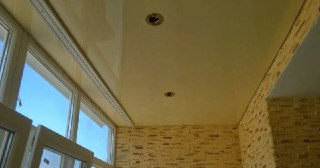 Натяжной потолок на балкон Кстово, цена 6113 руб.