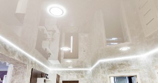Натяжной ПВХ потолок Кстово, цена от 2079 руб.
